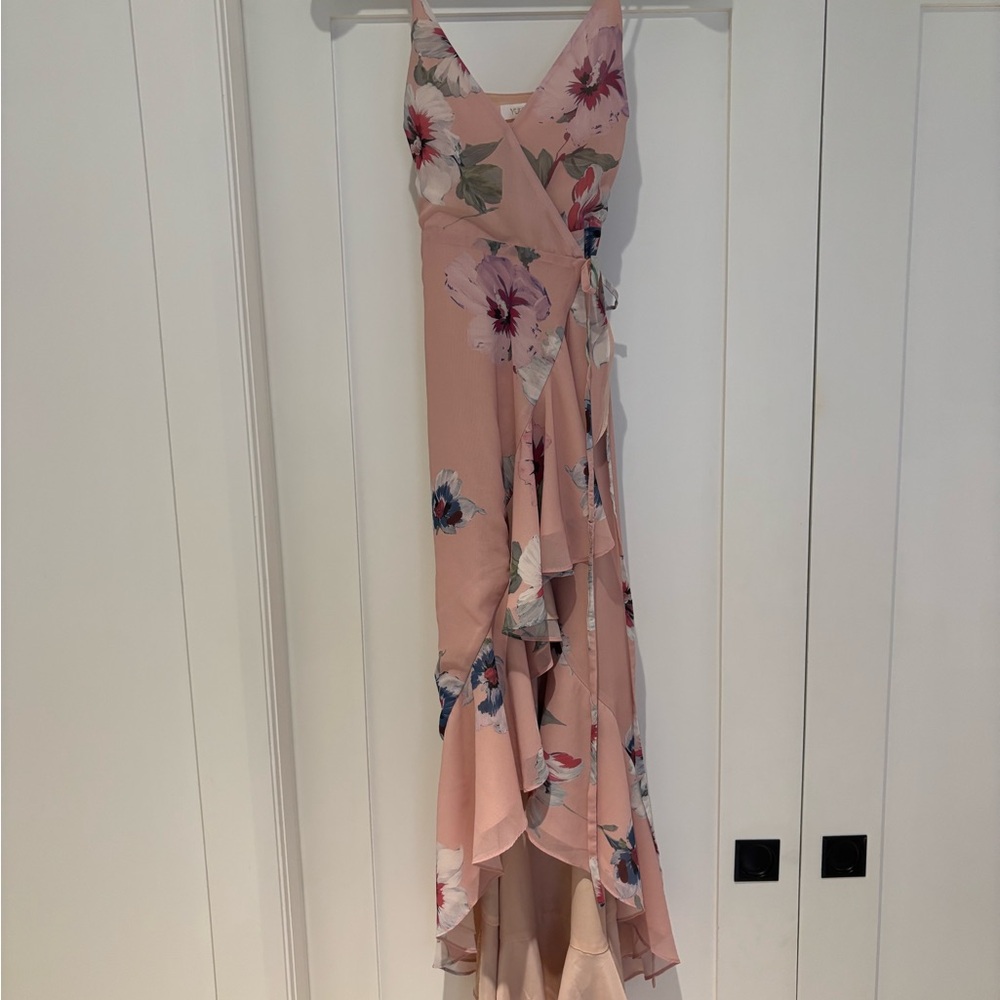Yumi Kim Pink Floral High Low Dress